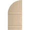 Ekena Millwork Sandblasted 4 Board Joined Board-n-Batten w/Quarter Round Arch Top Faux Wood Shutters, 22W x 62H, PR SHUBJQ22X62SDPR - alternate 4